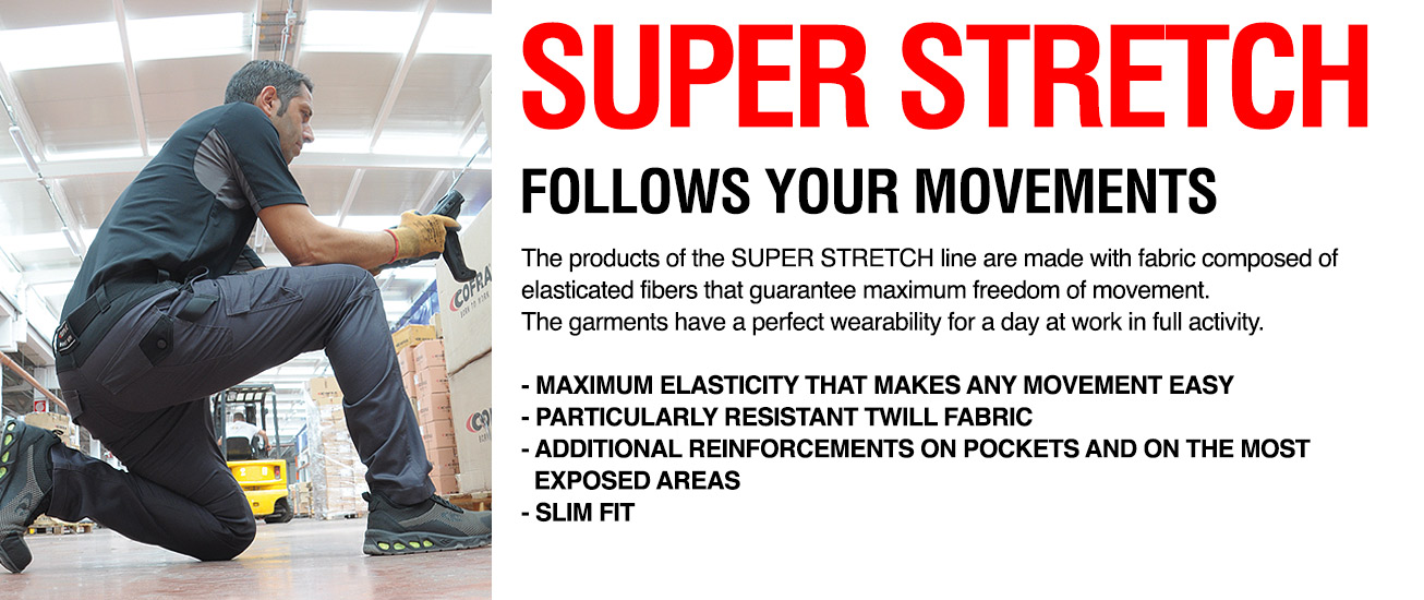 SUPER STRETCH - Workwear - Products - COFRA Safety footwear