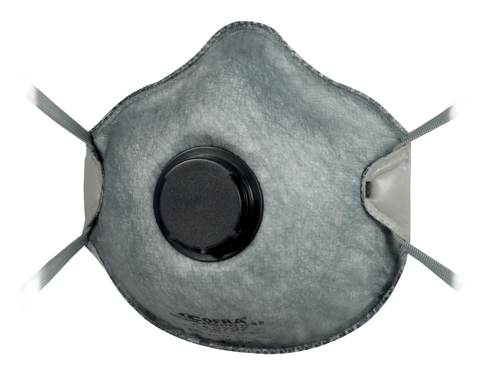 Masque FFP2 à filtre charbon et valve d'expiration - 5525 de COLAD - CROP